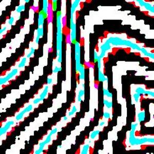 a drum loop but it’s people speaking