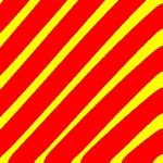 red and yellow stripes